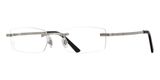  Kính Nam Cartier Santos Eyeglasses 'Silver' 