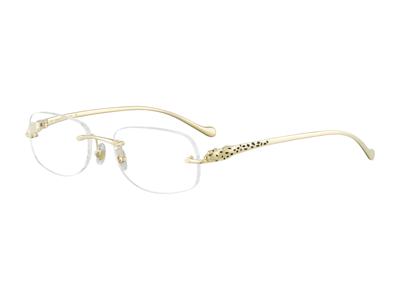  Kính Nữ Cartier Panthere Eyeglasses 'Beige' 