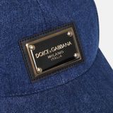  Mũ Dolce & Gabbana Denim Tag Gold 'Blue' 