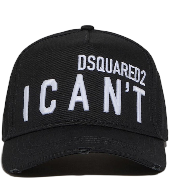  Mũ Nam Dsquared2 Baseball Cap 'Black' 