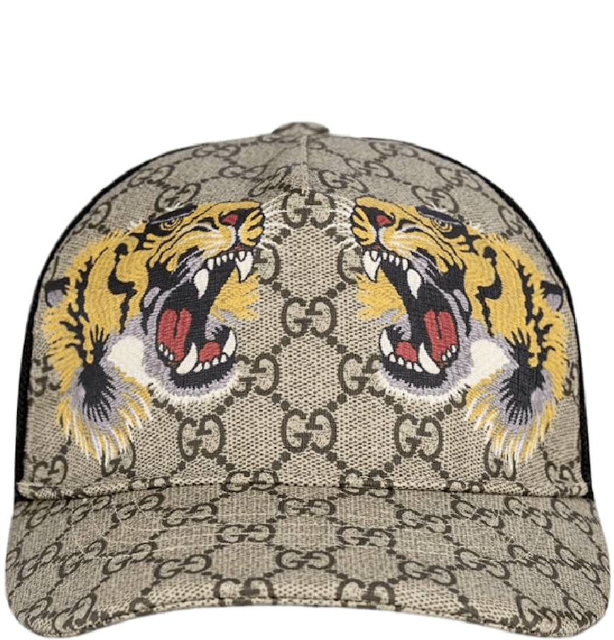  Mũ Nam Gucci Tiger Monogram Cap 'Beige' 