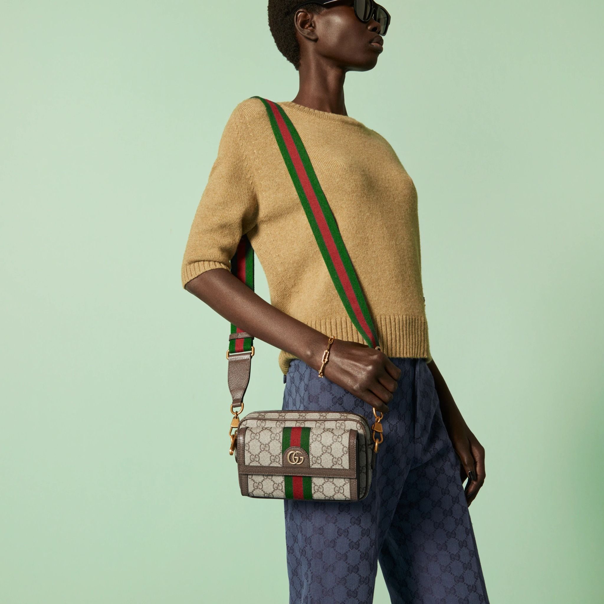  Túi Gucci Ophidia GG Mini Bag 'Beige' 
