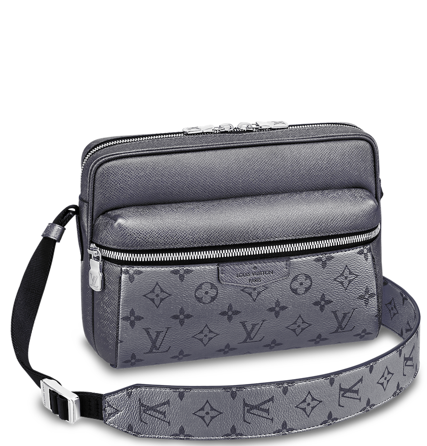  Túi Nam Louis Vuitton Outdoor Messenger 'Silver' 