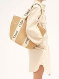  Túi Nữ Chloe Large Woody Basket 'White' 