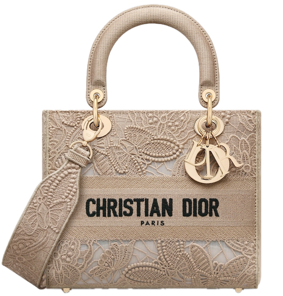  Túi Nữ Dior Medium Lady D-lite Bag 'Beige' 