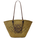  Túi Nữ Loewe Medium Anagram Basket Bag 'Olive' 