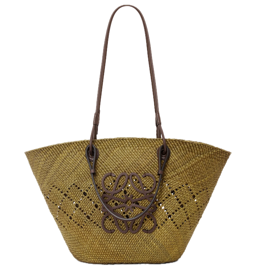  Túi Nữ Loewe Medium Anagram Basket Bag 'Olive' 