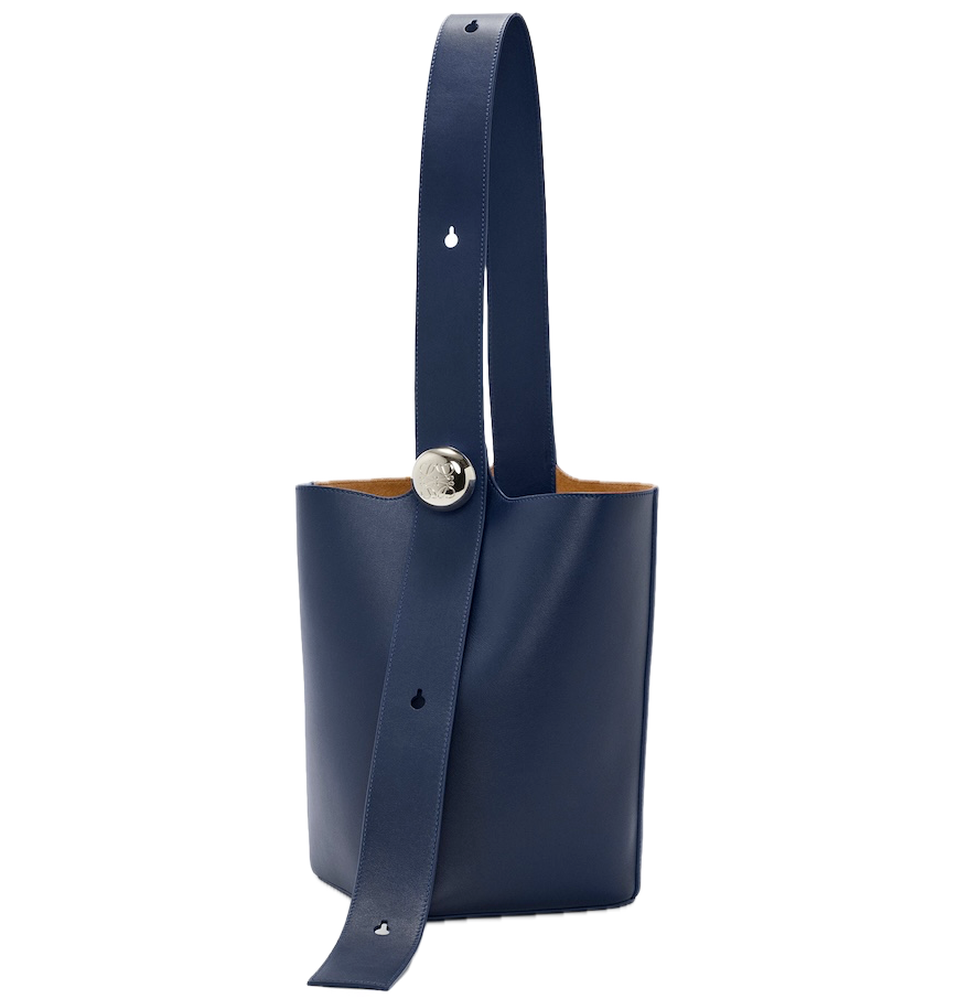 Túi Nữ Loewe Medium Pebble Bucket 'Abyss Blue' 