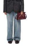  Túi Nữ Loewe Mini Flamenco Clutch 'Burgundy' 