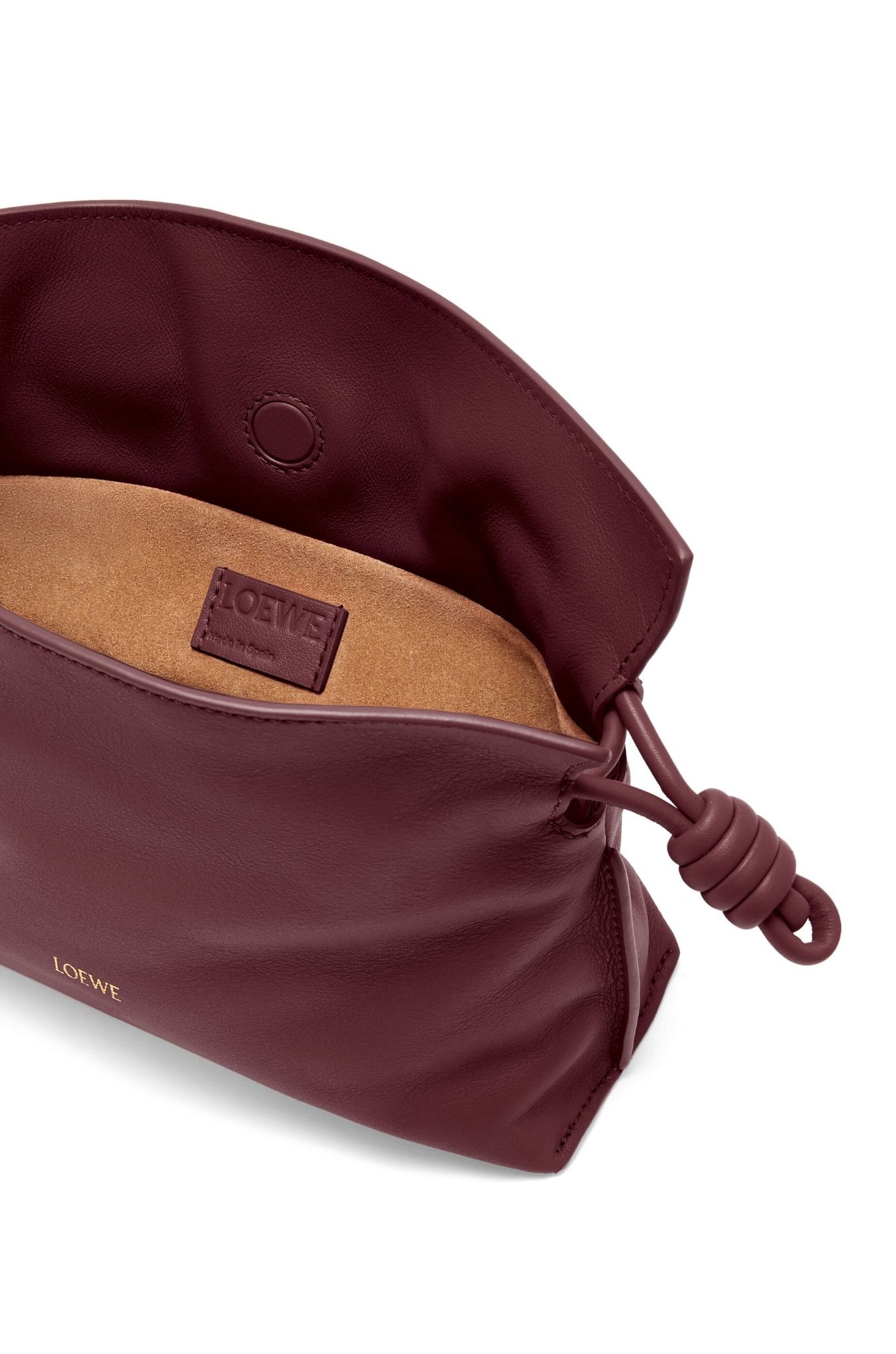  Túi Nữ Loewe Mini Flamenco Clutch 'Burgundy' 