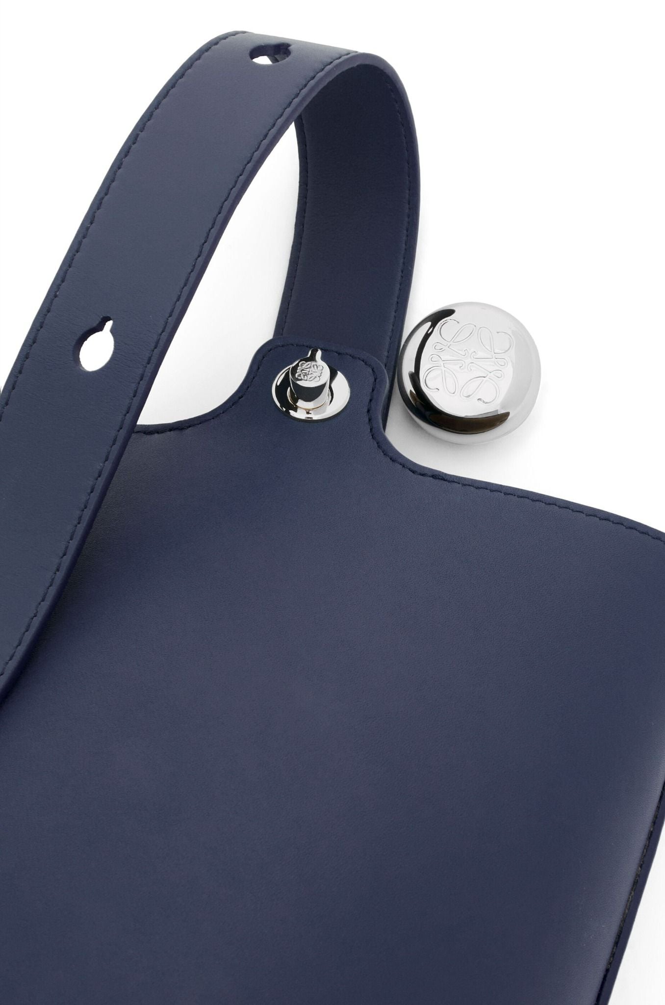  Túi Nữ Loewe Mini Pebble Bucket 'Abyss Blue' 