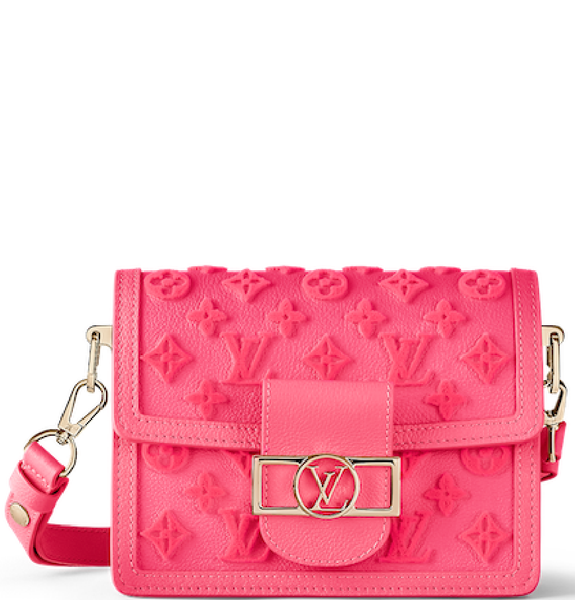 Túi Nữ Louis Vuitton Dauphine Mini Bag 'Fluo Pink' 