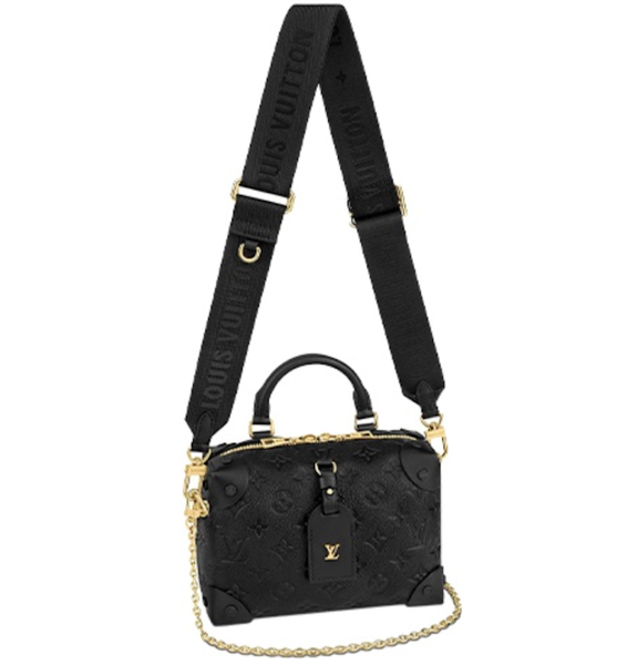  Túi Nữ Louis Vuitton Petite Malle Souple 'Black' 