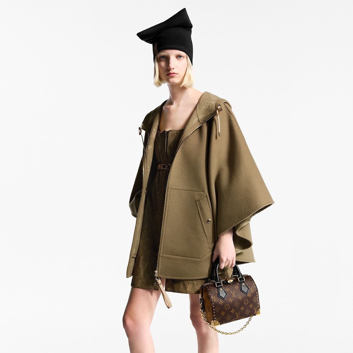  Túi Nữ Louis Vuitton Speedy Trunk 20 Bag 'Brown' 