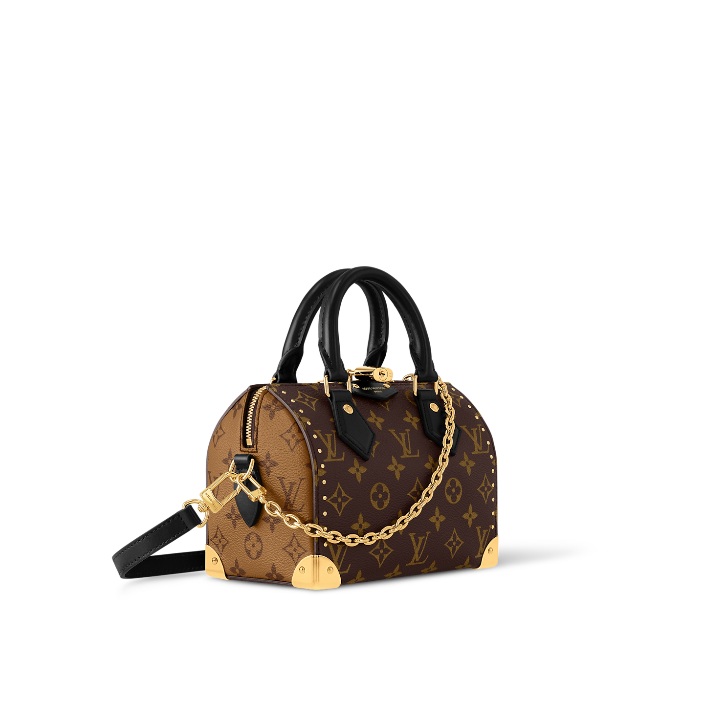  Túi Nữ Louis Vuitton Speedy Trunk 20 Bag 'Brown' 