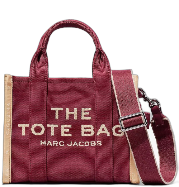  Túi Nữ Marc Jacobs Jacquard Small Tote Bag 'Merlot' 