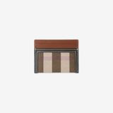  Ví Burberry Check Card Case 'Dark Birch Brown' 