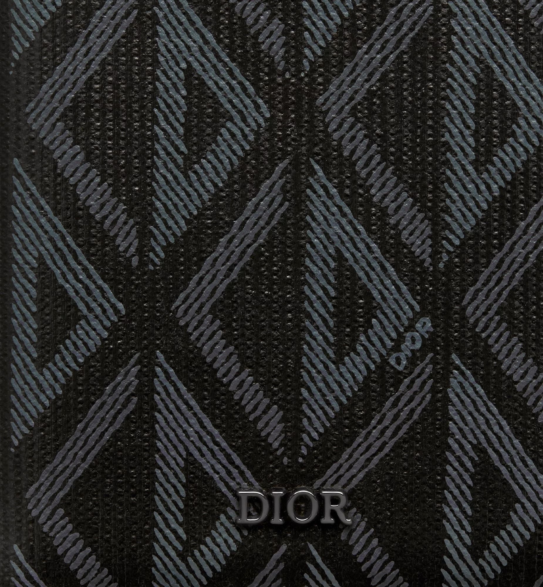  Ví Dior Vertical Bifold Wallet 'Black' 
