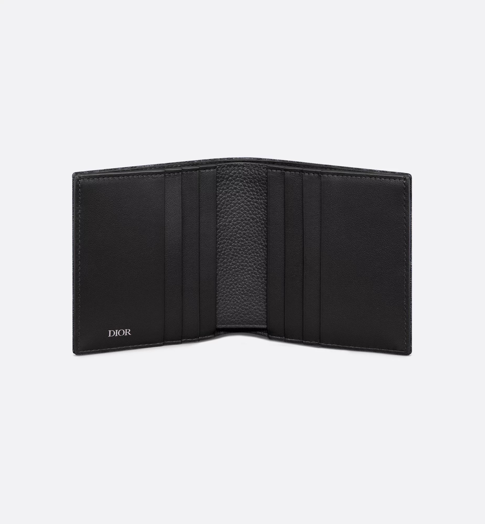  Ví Dior Vertical Bifold Wallet 'Black' 