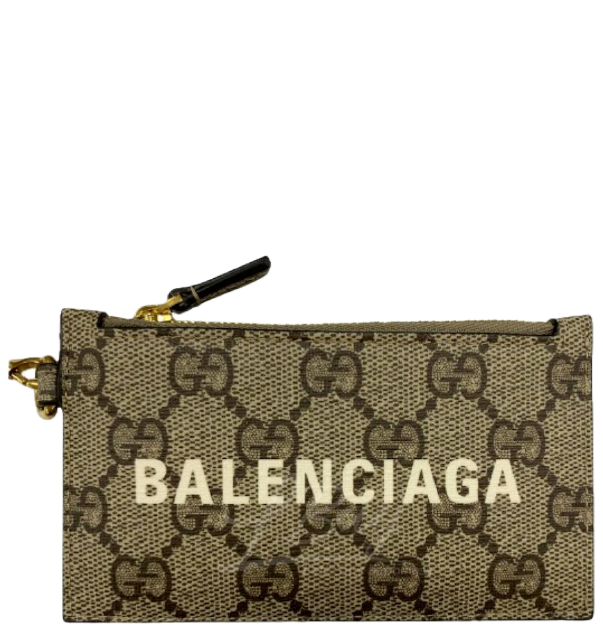  Ví Gucci x Balenciaga Card Case 'Beige' 
