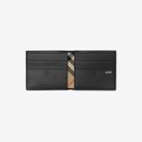  Ví Nam Burberry B Shield Bifold Wallet 'Black' 