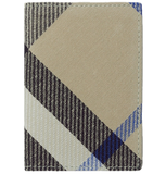  Ví Nam Burberry Check Folding Card Case 'Lichen' 