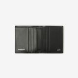  Ví Nam Burberry Check Folding Card Case 'Navy' 