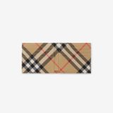  Ví Nam Burberry EKD Check Bifold Wallet 'Sand' 