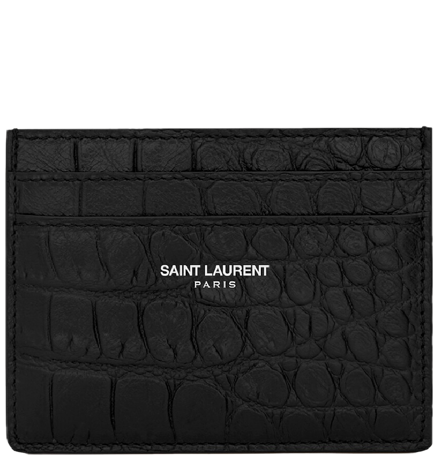  Ví Saint Laurent Credit Card Case 'Black' 