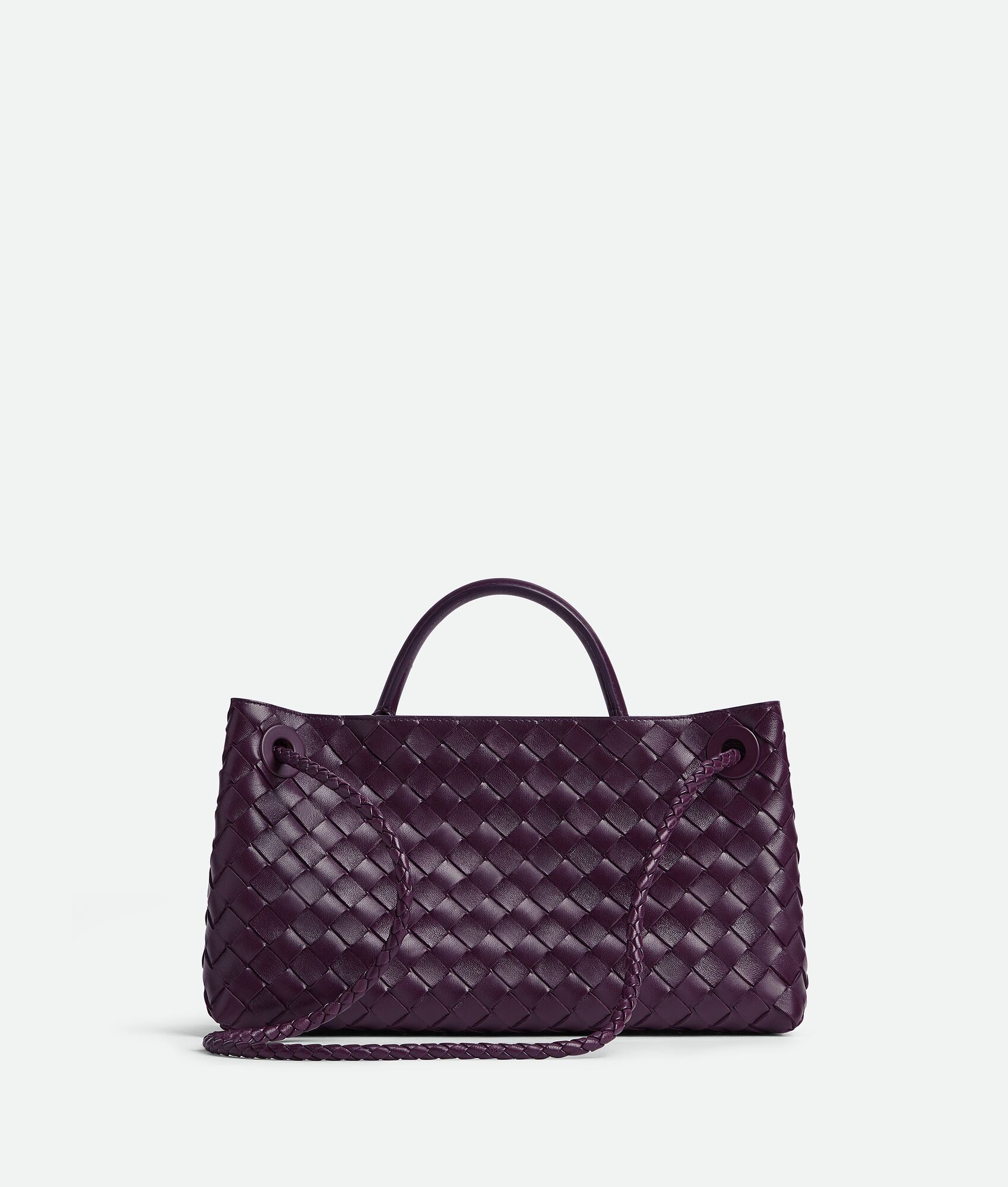  Túi Nữ Bottega Veneta Small East West Andiamo 'Dark Mystic' 