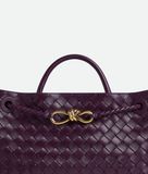  Túi Nữ Bottega Veneta Small East West Andiamo 'Dark Mystic' 