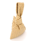  Túi Nữ Bottega Veneta The Twist Mini Shiny Nappa 'Beige' 