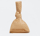  Túi Nữ Bottega Veneta The Twist Mini Shiny Nappa 'Beige' 