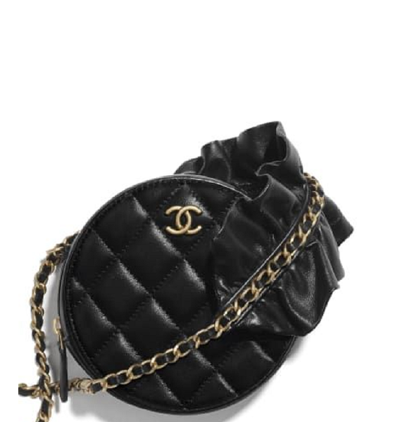  Túi Nữ Chanel Clutch With Chain Lambskin 'Black' 