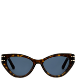  Kính Nữ Dior Diorsignature B7I Butterfly Sunglasses 'Brown' 