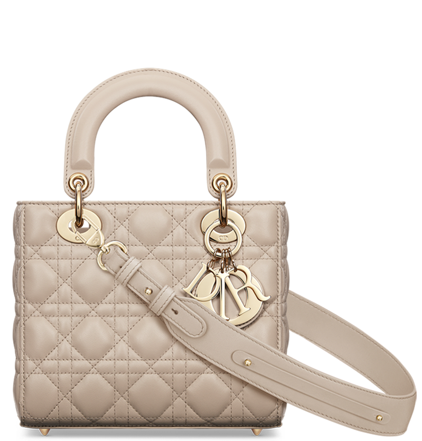 Lady Dior ABC Small Grey Gold HW  CamelliaCurate