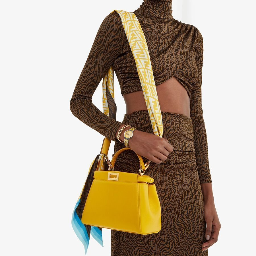 Túi Nữ Fendi Peekaboo Mini Shoulder 'Yellow' 8BN244-AD6G-F192E