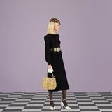  Túi Nữ Gucci Blondie Small Python Shoulder Bag 'Yellow' 