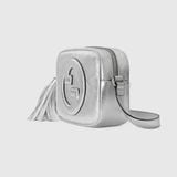  Túi Nữ Gucci Blondie Small Shoulder Bag 'Metallic Silver' 