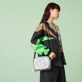  Túi Nữ Gucci Blondie Small Shoulder Bag 'Metallic Silver' 