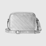  Túi Nữ Gucci Blondie Small Shoulder Bag 'Metallic Silver' 