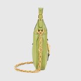 Túi Nữ Gucci Jackie 1961 Lizard Mini Bag 'Pastel Green' 