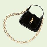  Túi Nữ Gucci Jackie 1961 Mini Shoulder Bag 'Black Patent' ‎‎ 