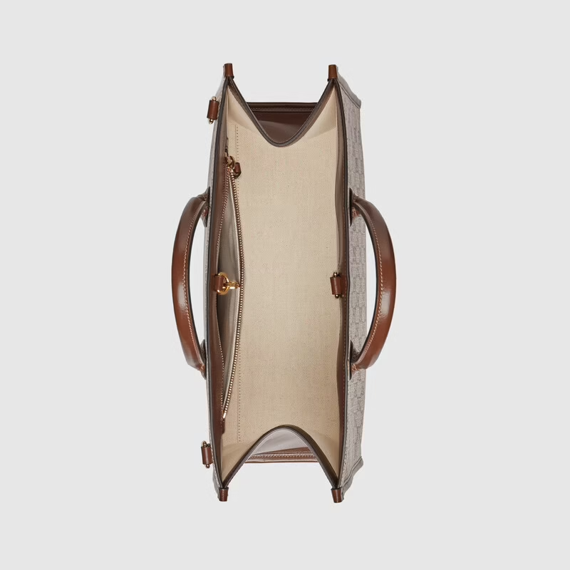  Túi Xách Nữ Gucci Medium Tote With Interlocking G 'OG Supreme' 