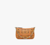  Túi Nữ MCM Mini Delmy Shoulder Bag Visetos Cognac 'Beige' 