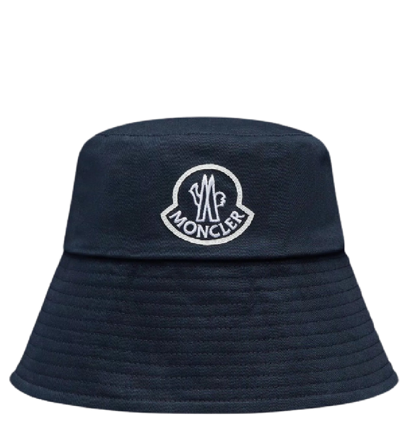  Mũ Nữ Moncler Embroidered Logo Bucket Hat 'Navy Blue' 