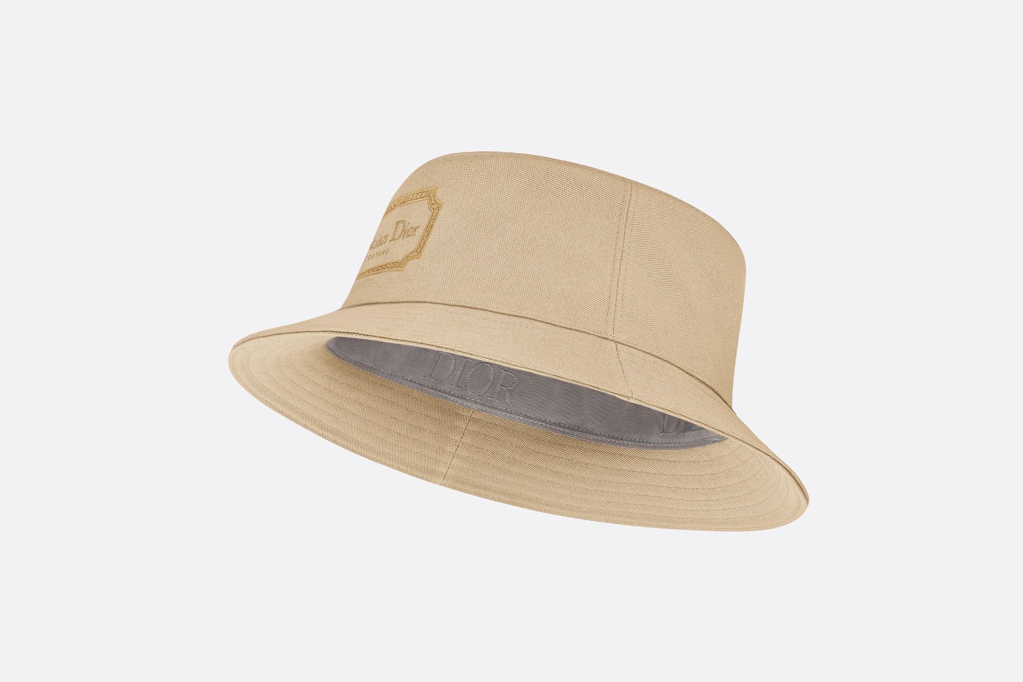 Dior Oblique Small Brim Bucket Hat White and Gray Cotton  DIOR AU