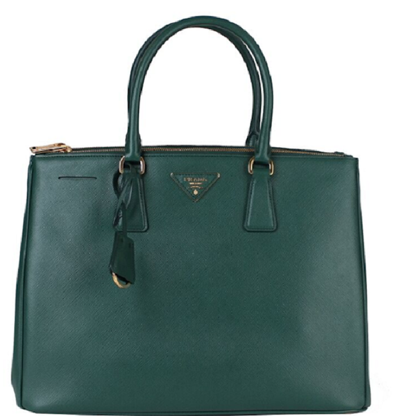  Túi Nữ Prada Saffiano Lux Galleria Shopping Tote Bag 'Green' 