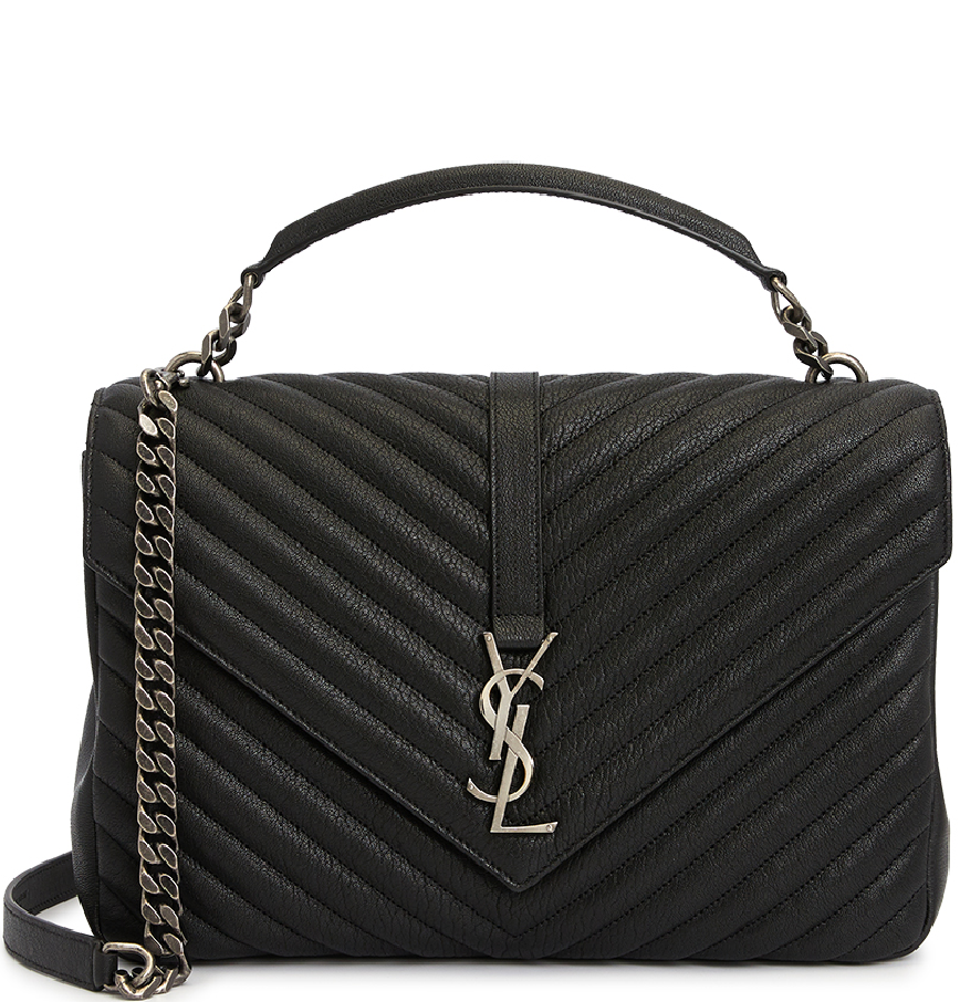 Túi Nữ Saint Laurent College Large Tote Bag 'Black' 600278-BRM04