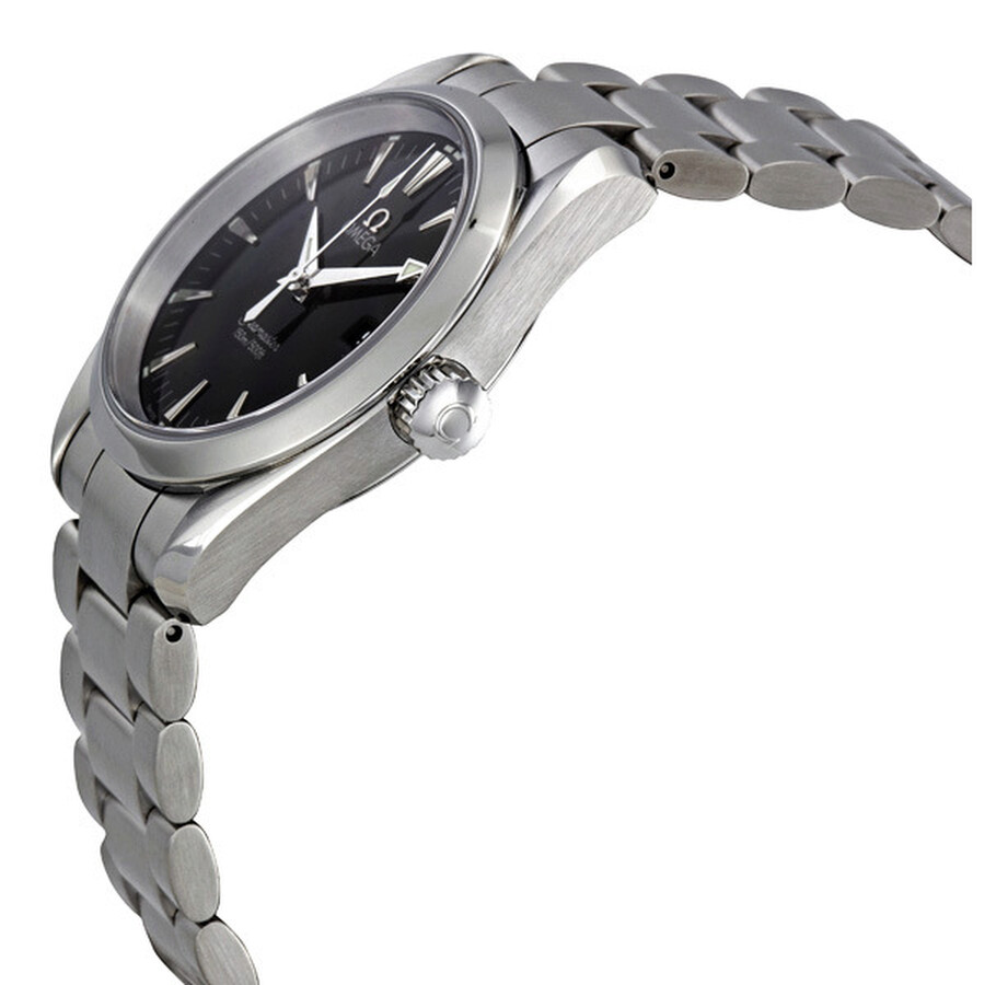  Đồng Hồ Unisex OMEGA Seamaster Aqua Terra Quartz Chronometer 'Black' Dial 